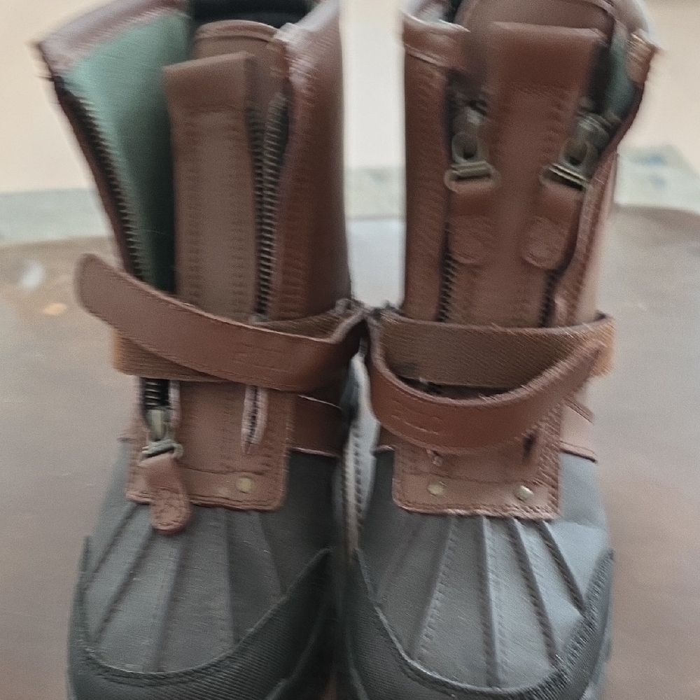 Polo by Ralph Lauren Kids Brown and Black Boots